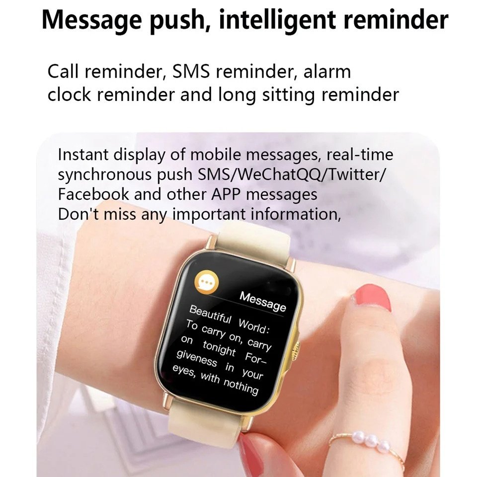 Trend 2025 New Reloj Inteligente for Apple Xiaomi Fitness Blood Pressure Sleep Monitoring Smartwatches BT Call Sport Smart Watch